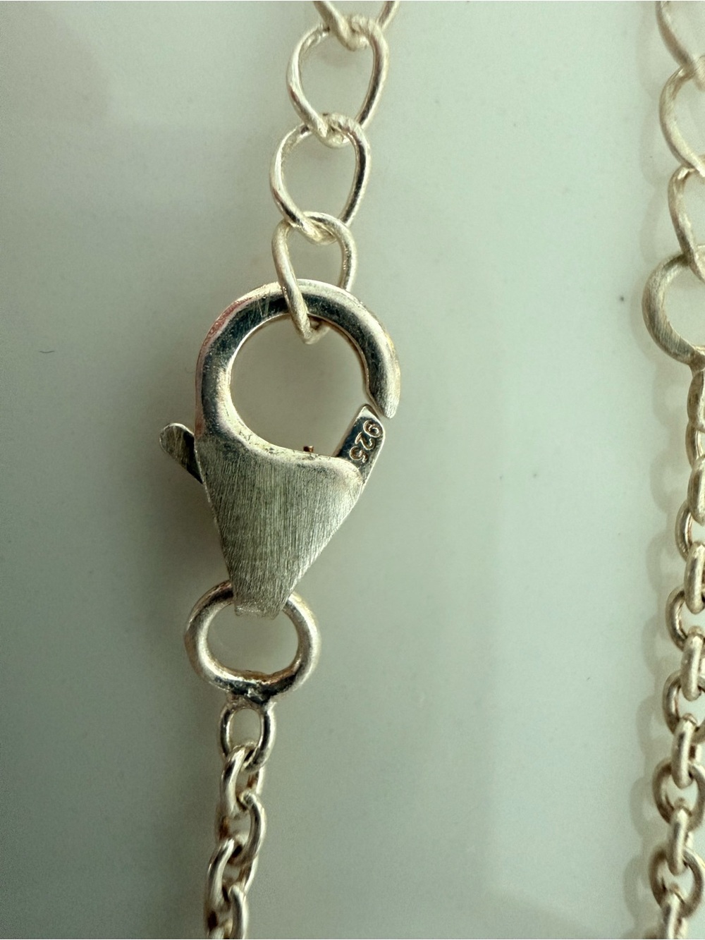 Nizhoni Traders Kingman Turquoise and Wild Horse Necklace in Sterling Silver - Picture 5 of 6